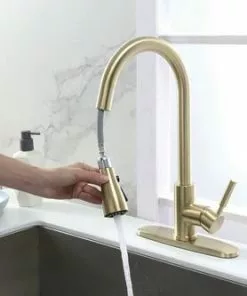 Tuscany® Viola® One-Handle Matte Gold Kitchen Faucet - Modern & Elegant 16 Tuscany® Viola® One-Handle Matte Gold Kitchen Faucet - Modern & Elegant -Tuscany Shop 6730088 IU 4 2021