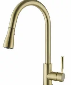 Tuscany® Viola® One-Handle Matte Gold Kitchen Faucet - Modern & Elegant 13 Tuscany® Viola® One-Handle Matte Gold Kitchen Faucet - Modern & Elegant -Tuscany Shop 6730088 RF 2 2021