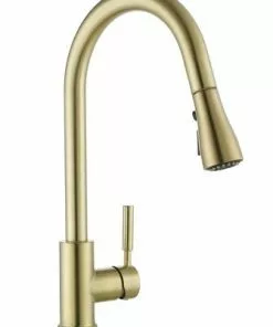 Tuscany® Viola® One-Handle Matte Gold Kitchen Faucet - Modern & Elegant 12 Tuscany® Viola® One-Handle Matte Gold Kitchen Faucet - Modern & Elegant -Tuscany Shop 6730088 Right 2021