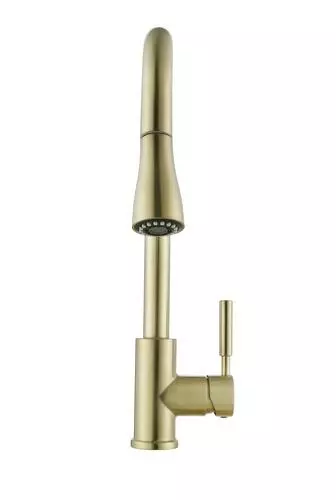Tuscany® Viola® One-Handle Matte Gold Kitchen Faucet - Modern & Elegant 5 Tuscany® Viola® One-Handle Matte Gold Kitchen Faucet - Modern & Elegant - Image 5