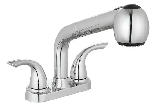Tuscany® Finley™ Polished Chrome Two-Handle Laundry/Utility Sink Faucet - Durable & Stylish 2 Tuscany® Finley™ Polished Chrome Two-Handle Laundry/Utility Sink Faucet - Durable & Stylish - Image 2