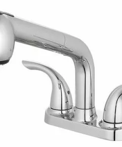 Tuscany® Finley™ Polished Chrome Two-Handle Laundry/Utility Sink Faucet - Durable & Stylish
