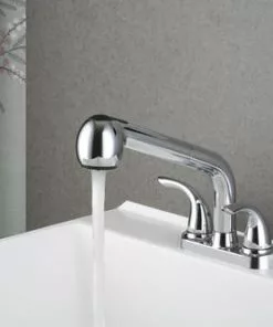 Tuscany® Finley™ Polished Chrome Two-Handle Laundry/Utility Sink Faucet - Durable & Stylish 12 Tuscany® Finley™ Polished Chrome Two-Handle Laundry/Utility Sink Faucet - Durable & Stylish -Tuscany Shop 6731396 scene 02