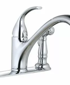 Tuscany® Baden™ One-Handle Polished Chrome Kitchen Faucet - Modern & Sleek Design