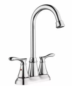 Tuscany® Marianna™ Two-Handle Polished Chrome Bar/Prep Kitchen Faucet | Stylish & Durable Fixture