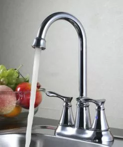 Tuscany® Marianna™ Two-Handle Polished Chrome Bar/Prep Kitchen Faucet | Stylish & Durable Fixture -Tuscany Shop 6736065 Scene 01