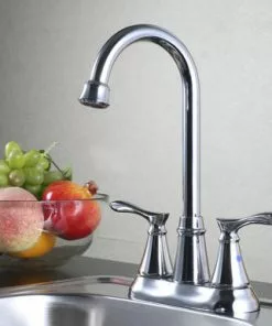 Tuscany® Marianna™ Two-Handle Polished Chrome Bar/Prep Kitchen Faucet | Stylish & Durable Fixture -Tuscany Shop 6736065 Scene 02