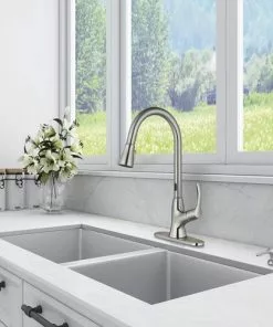 Tuscany® Altamont Touchless One-Handle Pull-Down Stainless Steel Kitchen Faucet | Modern Design, Durable Finish -Tuscany Shop 6736074 SC RS 300PPI
