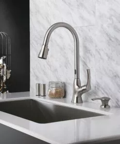 Tuscany® Altamont Touchless One-Handle Pull-Down Stainless Steel Kitchen Faucet | Modern Design, Durable Finish -Tuscany Shop 6736074 SC RS 300PPI V2