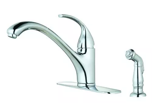 Tuscany® Baden™ One-Handle Polished Chrome Kitchen Faucet - Stylish & Durable 6 Tuscany® Baden™ One-Handle Polished Chrome Kitchen Faucet - Stylish & Durable - Image 6