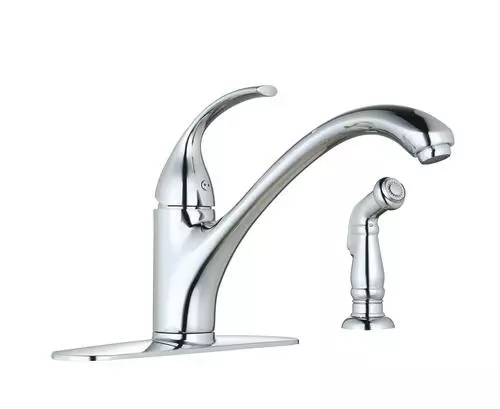 Tuscany® Baden™ One-Handle Polished Chrome Kitchen Faucet - Stylish & Durable 1 Tuscany® Baden™ One-Handle Polished Chrome Kitchen Faucet - Stylish & Durable