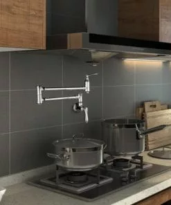 Tuscany® Marianna™ Polished Chrome Wall-Mount Cold Water Pot Filler Faucet for Kitchen -Tuscany Shop 6736095 Scene 02