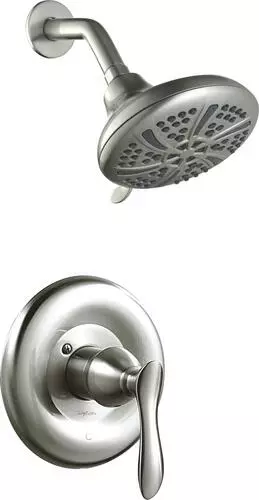 Tuscany Marianna One-Handle 5-Spray Brushed Nickel Shower Faucet - Modern Bathroom Upgrade 1 Tuscany Marianna One-Handle 5-Spray Brushed Nickel Shower Faucet - Modern Bathroom Upgrade