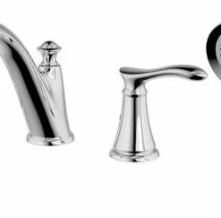 Tuscany® Marianna™ Polished Chrome Roman Bathtub Faucet with Handheld Shower