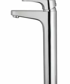 Tuscany® Nicole One-Handle Polished Chrome Vessel Bathroom Faucet - Sleek Modern Design -Tuscany Shop 6736140 RS