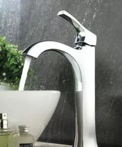 Tuscany® Morey One-Handle Polished Chrome Vessel Bathroom Faucet - Sleek Modern Design -Tuscany Shop 6736142 IU RS 45