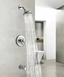 Tuscany® Marianna™ 5-Spray Thermostatic Polished Chrome Bathtub Shower Faucet - Two-Handle Design -Tuscany Shop 6736146 IU LS 45