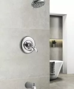 Tuscany® Marianna™ 5-Spray Thermostatic Polished Chrome Bathtub Shower Faucet - Two-Handle Design -Tuscany Shop 6736146 IU LS 45 V2