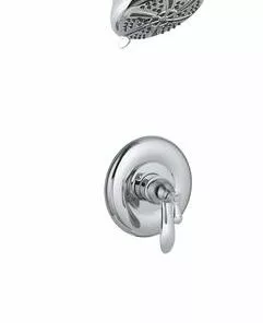Tuscany® Marianna™ 5-Spray Thermostatic Polished Chrome Bathtub Shower Faucet - Two-Handle Design