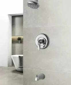 Tuscany® Marianna™ 5-Spray Thermostatic Polished Chrome Bathtub Shower Faucet - Two-Handle Design -Tuscany Shop 6736146 SC RS 45
