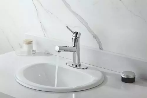 Tuscany® Forden Polished Chrome One Handle Pull-Out Bathroom Faucet - Modern Elegance for Your Bathroom 12 Tuscany® Forden Polished Chrome One Handle Pull-Out Bathroom Faucet - Modern Elegance for Your Bathroom - Image 12