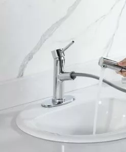 Tuscany® Forden Polished Chrome One Handle Pull-Out Bathroom Faucet - Modern Elegance for Your Bathroom 32 Tuscany® Forden Polished Chrome One Handle Pull-Out Bathroom Faucet - Modern Elegance for Your Bathroom -Tuscany Shop 6736174 DP AP SH LS