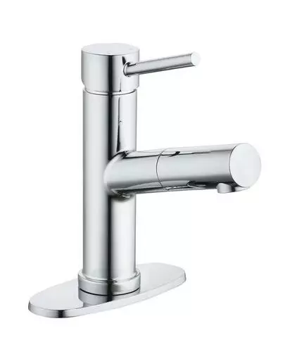 Tuscany® Forden Polished Chrome One Handle Pull-Out Bathroom Faucet - Modern Elegance for Your Bathroom 1 Tuscany® Forden Polished Chrome One Handle Pull-Out Bathroom Faucet - Modern Elegance for Your Bathroom