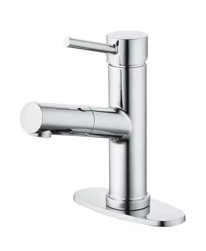 Tuscany® Forden Polished Chrome One Handle Pull-Out Bathroom Faucet - Modern Elegance for Your Bathroom 3 Tuscany® Forden Polished Chrome One Handle Pull-Out Bathroom Faucet - Modern Elegance for Your Bathroom - Image 3