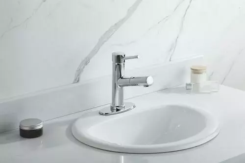 Tuscany® Forden Polished Chrome One Handle Pull-Out Bathroom Faucet - Modern Elegance for Your Bathroom 6 Tuscany® Forden Polished Chrome One Handle Pull-Out Bathroom Faucet - Modern Elegance for Your Bathroom - Image 6