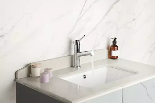 Tuscany® Forden Polished Chrome One Handle Pull-Out Bathroom Faucet - Modern Elegance for Your Bathroom 15 Tuscany® Forden Polished Chrome One Handle Pull-Out Bathroom Faucet - Modern Elegance for Your Bathroom - Image 15