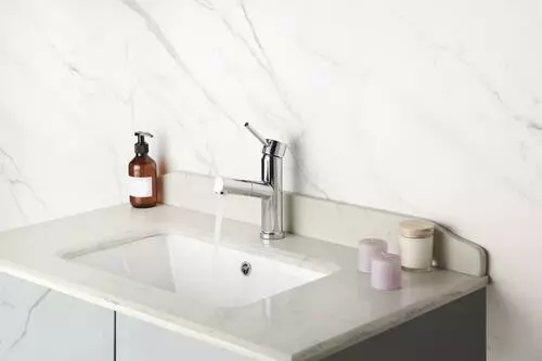 Tuscany® Forden Polished Chrome One Handle Pull-Out Bathroom Faucet - Modern Elegance for Your Bathroom 16 Tuscany® Forden Polished Chrome One Handle Pull-Out Bathroom Faucet - Modern Elegance for Your Bathroom - Image 16