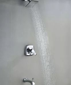 Tuscany® Morey™ One-Handle Tub/Shower Faucet in Chrome - Sleek & Modern Bathroom Fixture -Tuscany Shop 6736183 Application 01