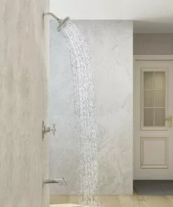 Tuscany® Victoria One-Handle 1-Spray Polished Chrome Bathtub Shower Faucet - Elegant Design & Durability 14 Tuscany® Victoria One-Handle 1-Spray Polished Chrome Bathtub Shower Faucet - Elegant Design & Durability -Tuscany Shop 6736191 Scene 2