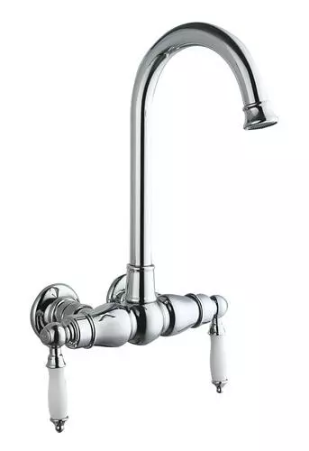 Tuscany® Winterset™ Two-Handle Polished Chrome Freestanding Bathtub Faucet – Deck/Wall Mount 1 Tuscany® Winterset™ Two-Handle Polished Chrome Freestanding Bathtub Faucet – Deck/Wall Mount