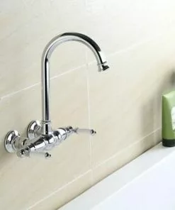 Tuscany® Winterset™ Two-Handle Polished Chrome Freestanding Bathtub Faucet – Deck/Wall Mount 12 Tuscany® Winterset™ Two-Handle Polished Chrome Freestanding Bathtub Faucet – Deck/Wall Mount -Tuscany Shop 6736196 SC LS 45