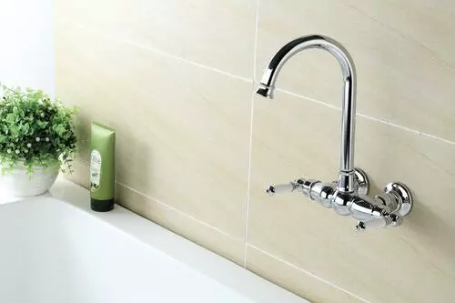 Tuscany® Winterset™ Two-Handle Polished Chrome Freestanding Bathtub Faucet – Deck/Wall Mount 7 Tuscany® Winterset™ Two-Handle Polished Chrome Freestanding Bathtub Faucet – Deck/Wall Mount - Image 7