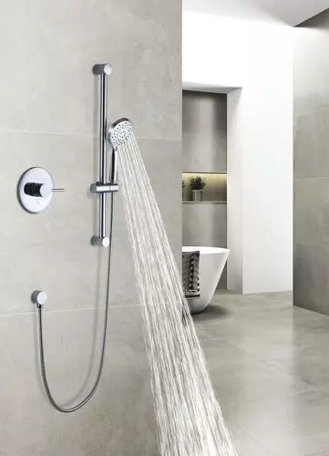 Tuscany® Forden One-Handle 3-Spray Polished Chrome Shower Faucet with Slide Bar & Handheld Shower - Modern Bathroom Upgrade 5 Tuscany® Forden One-Handle 3-Spray Polished Chrome Shower Faucet with Slide Bar & Handheld Shower - Modern Bathroom Upgrade - Image 5