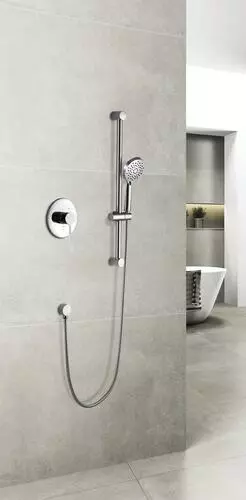 Tuscany® Forden One-Handle 3-Spray Polished Chrome Shower Faucet with Slide Bar & Handheld Shower - Modern Bathroom Upgrade 6 Tuscany® Forden One-Handle 3-Spray Polished Chrome Shower Faucet with Slide Bar & Handheld Shower - Modern Bathroom Upgrade - Image 6