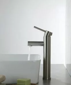 Tuscany® Forden One-Handle Brushed Nickel Vessel Bathroom Faucet | Modern Design & Durable Finish -Tuscany Shop 6736199 IU RS