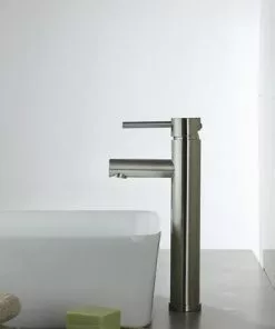 Tuscany® Forden One-Handle Brushed Nickel Vessel Bathroom Faucet | Modern Design & Durable Finish -Tuscany Shop 6736199 SC RS