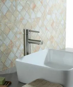 Tuscany® Forden One-Handle Brushed Nickel Vessel Bathroom Faucet | Modern Design & Durable Finish -Tuscany Shop 6736199 Scene 1