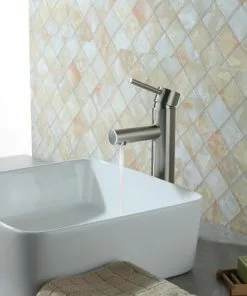 Tuscany® Forden One-Handle Brushed Nickel Vessel Bathroom Faucet | Modern Design & Durable Finish -Tuscany Shop 6736199 Scene 5