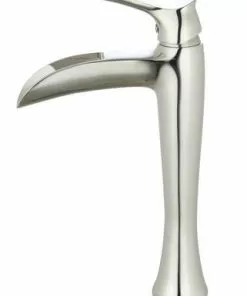 Tuscany® Tangier One-Handle Polished Nickel Vessel Bathroom Faucet - Modern Design, Durable Finish -Tuscany Shop 6736207 Right