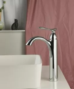 Tuscany® Marianna Polished Chrome One-Handle Vessel Bathroom Faucet - Elegant & Durable Design -Tuscany Shop 6736210 SC RS