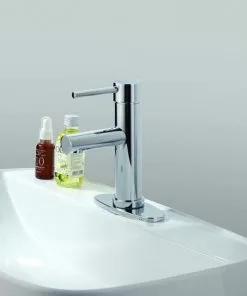 Tuscany® Forden One-Handle 4" Centerset Polished Chrome Bathroom Faucet - Sleek & Durable -Tuscany Shop 6736217 Scene Right