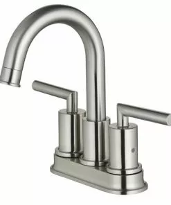 Tuscany® Forden 4" Centerset Brushed Nickel Bathroom Faucet - Two-Handle Modern Design 10 Tuscany® Forden 4" Centerset Brushed Nickel Bathroom Faucet - Two-Handle Modern Design -Tuscany Shop 6736220 RS 45
