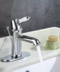 Tuscany® Winterset One-Handle 4" Centerset Polished Chrome Bathroom Faucet - Elegant & Durable Design 22 Tuscany® Winterset One-Handle 4" Centerset Polished Chrome Bathroom Faucet - Elegant & Durable Design -Tuscany Shop 6736223 DP IU LS 45