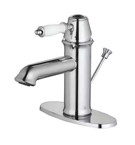 Tuscany® Winterset One-Handle 4" Centerset Polished Chrome Bathroom Faucet - Elegant & Durable Design 7 Tuscany® Winterset One-Handle 4" Centerset Polished Chrome Bathroom Faucet - Elegant & Durable Design - Image 7