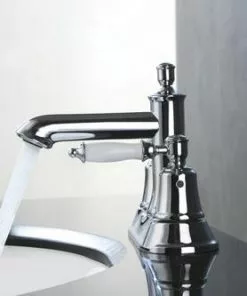 Tuscany® Winterset Polished Chrome 4" Centerset Bathroom Faucet – Elegant Two-Handle Design -Tuscany Shop 6736224 IU RS