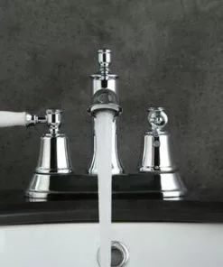 Tuscany® Winterset Polished Chrome 4" Centerset Bathroom Faucet – Elegant Two-Handle Design -Tuscany Shop 6736224 Scene 5